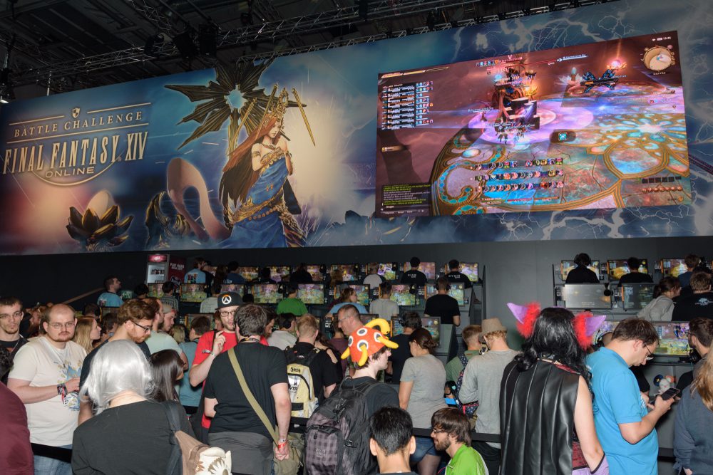 Gamers await a chance to try the new Final Fantasy installment.