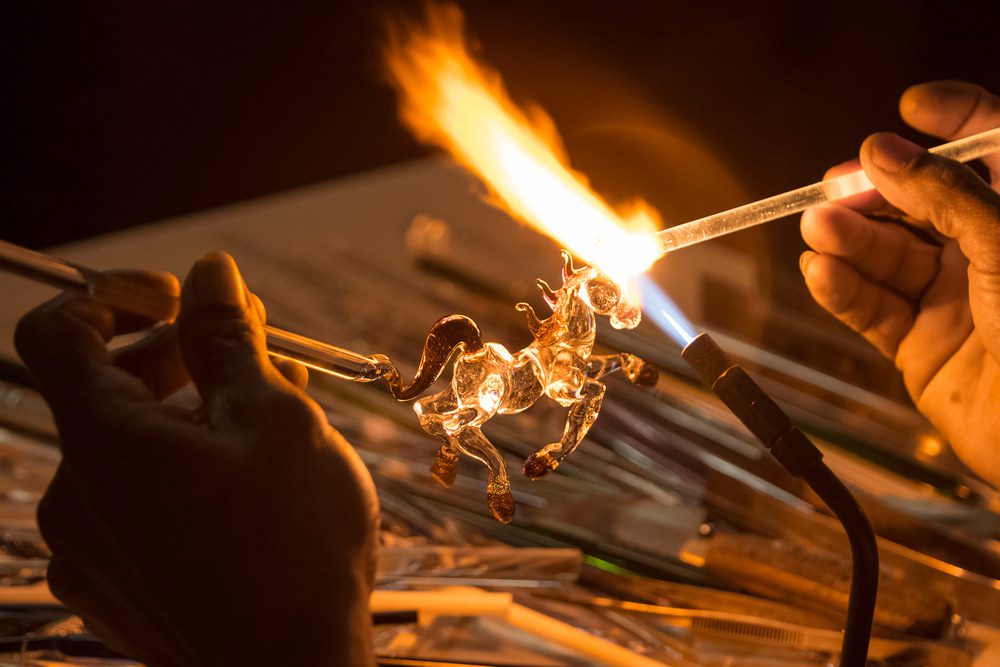 glassblowing horse