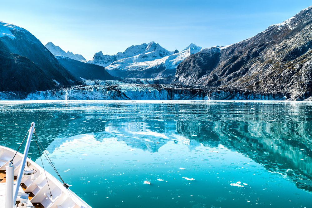 glacier and water beautiful