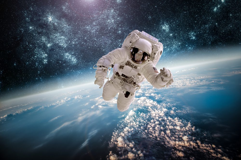 astronaut in space