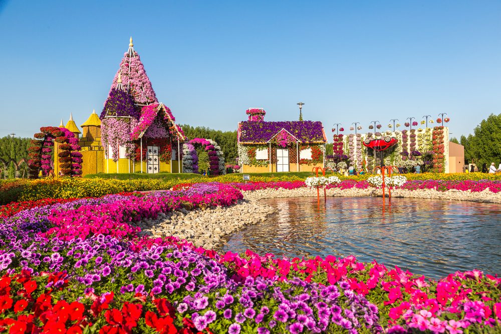 Dubai miracle garden houses