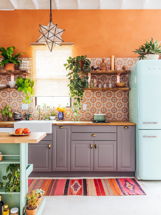 A Jungalow style kitchen.