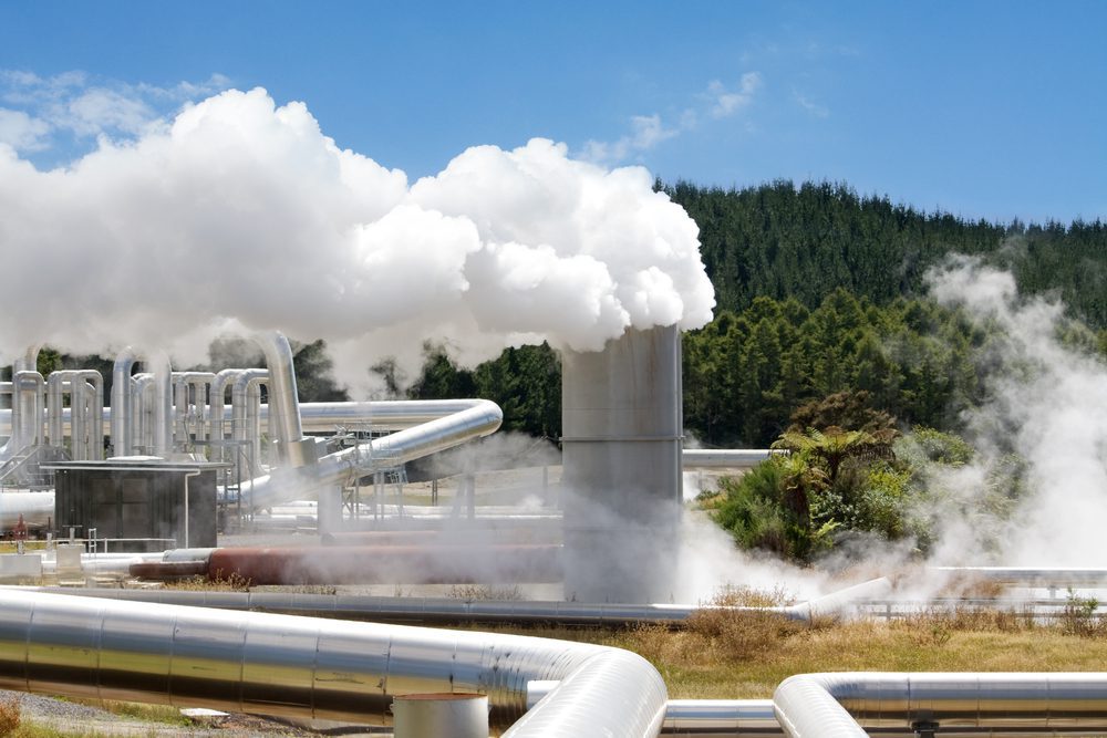 Geothermal energy plant