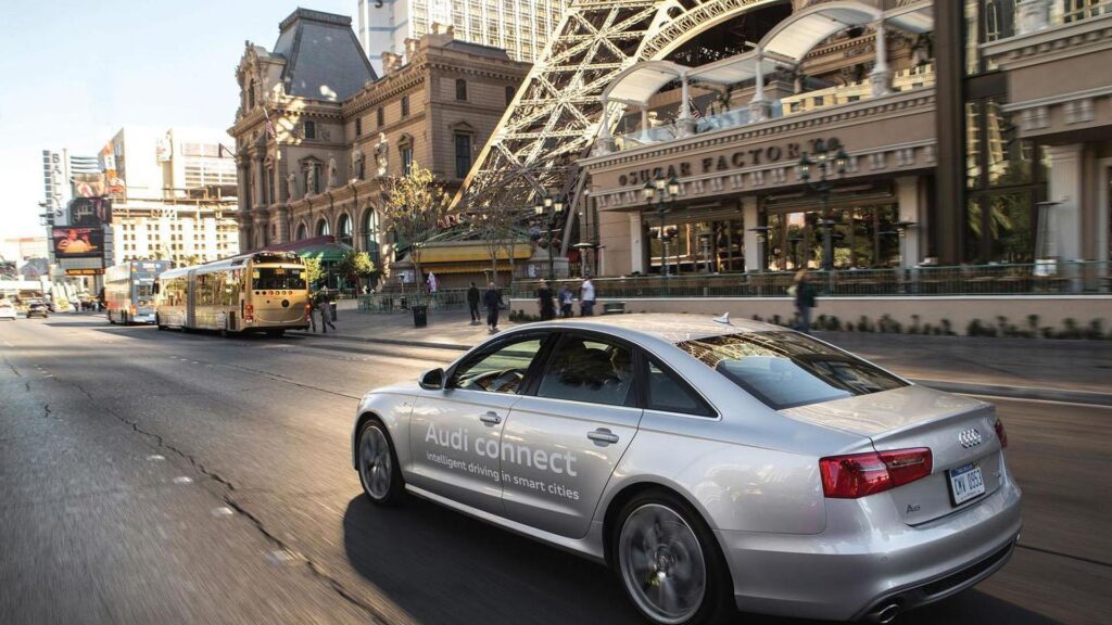 An Audi Connect test vehicle