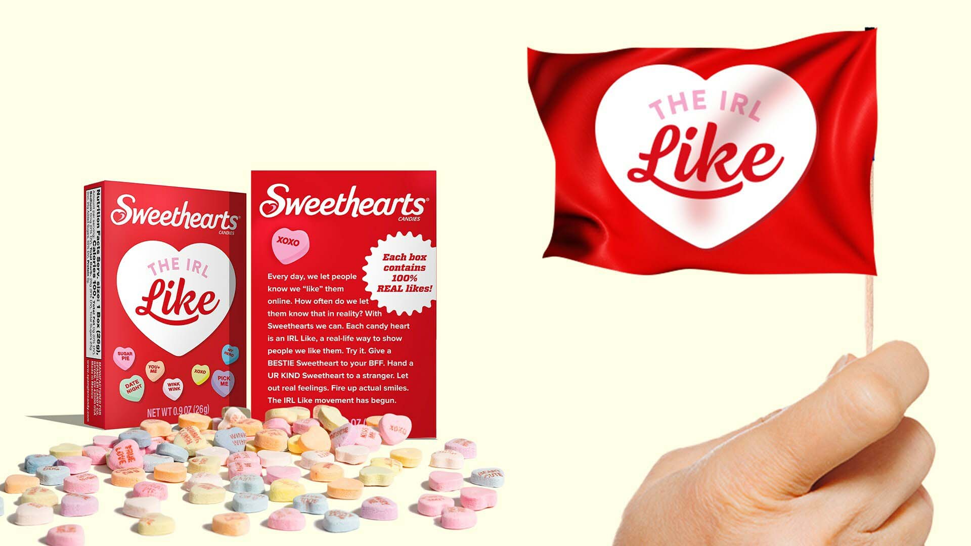 Sweethearts’ campaign to share likes in real life