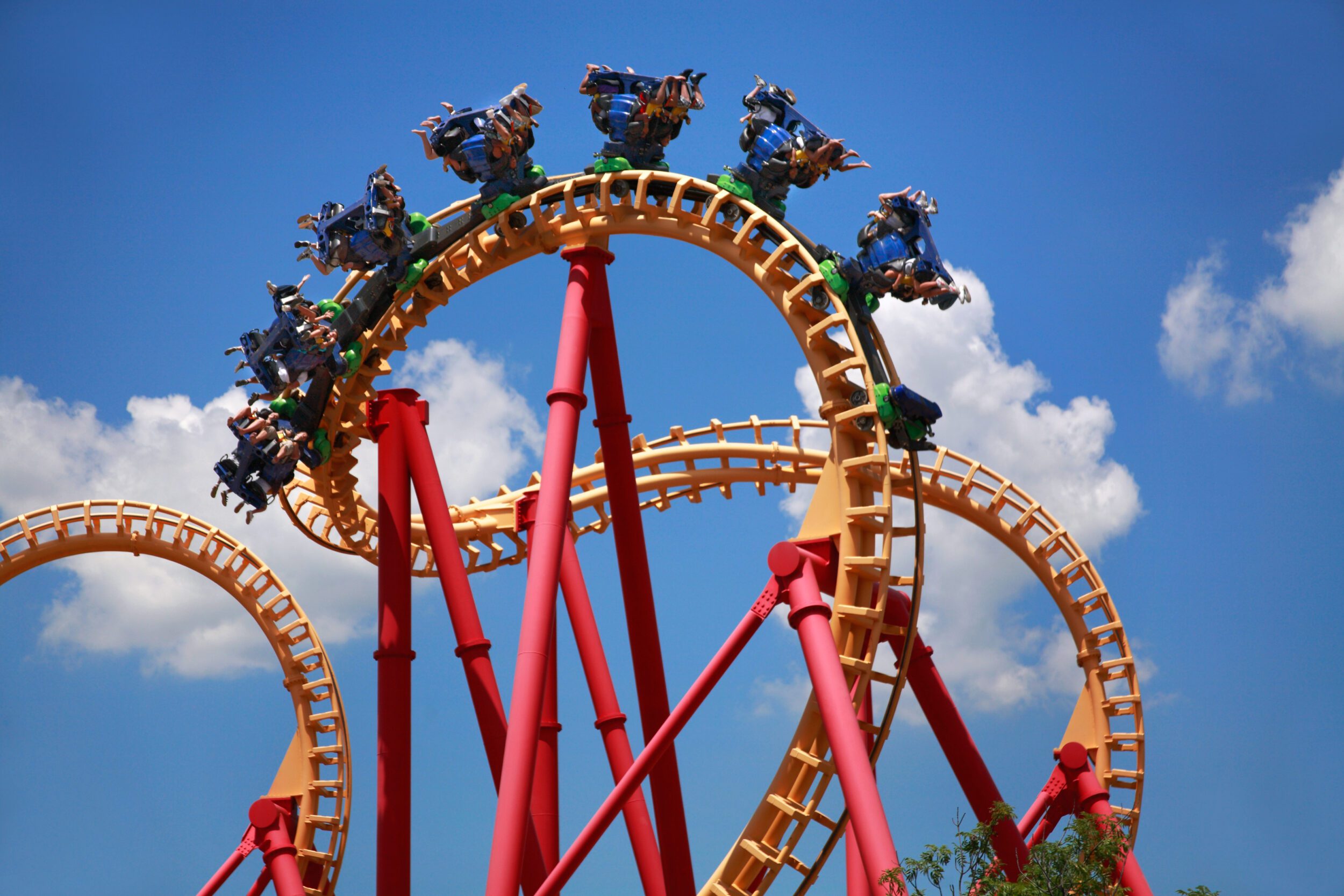 Roller Coaster Upside Down