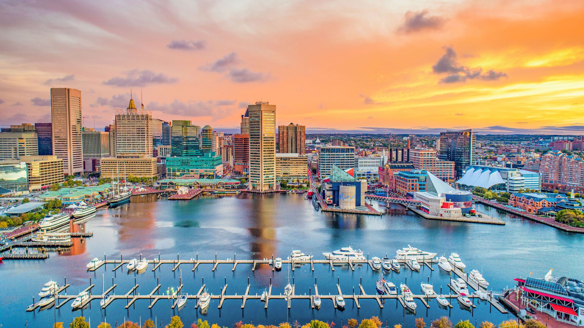 Baltimore's inner harbor
