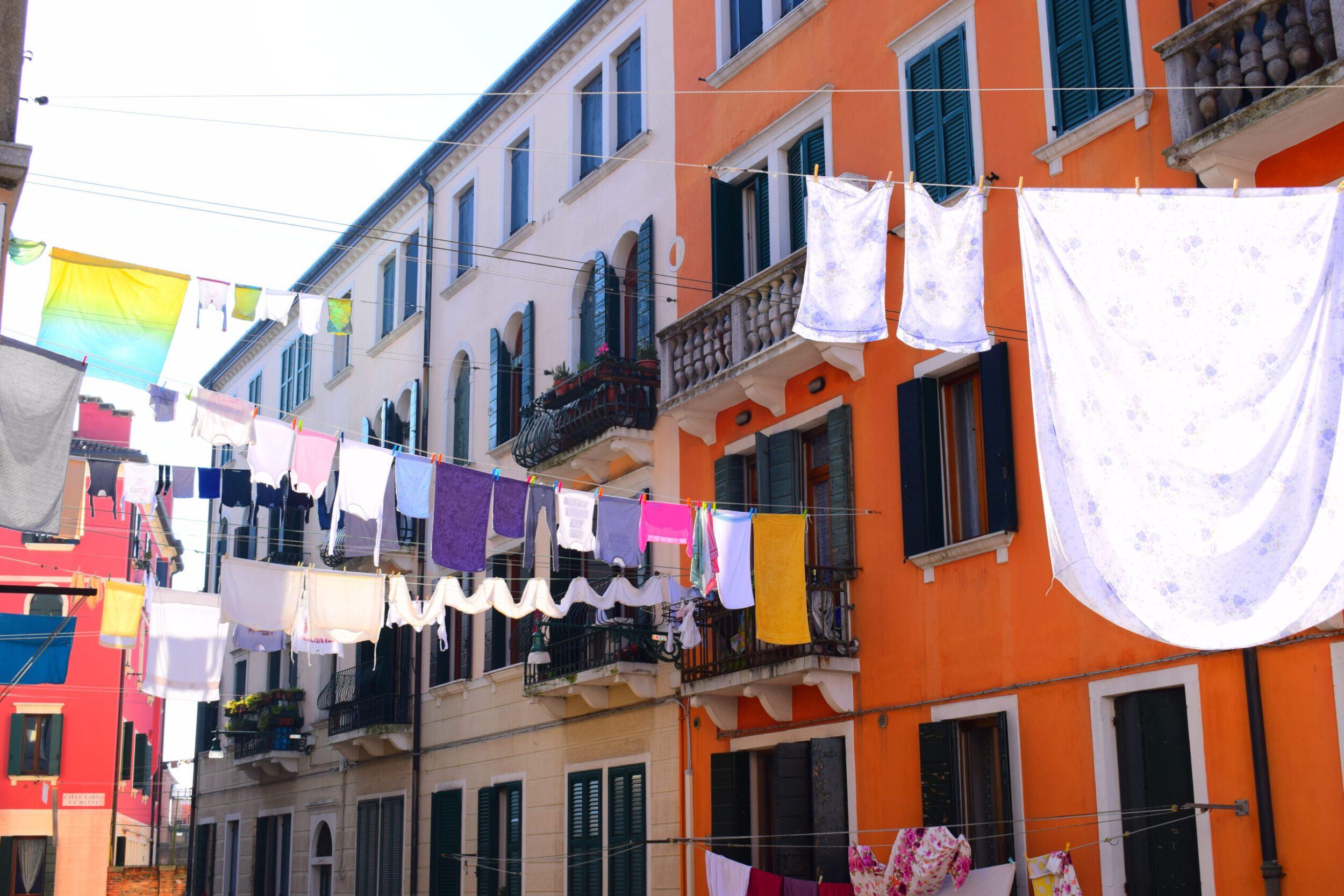 laundry in streets