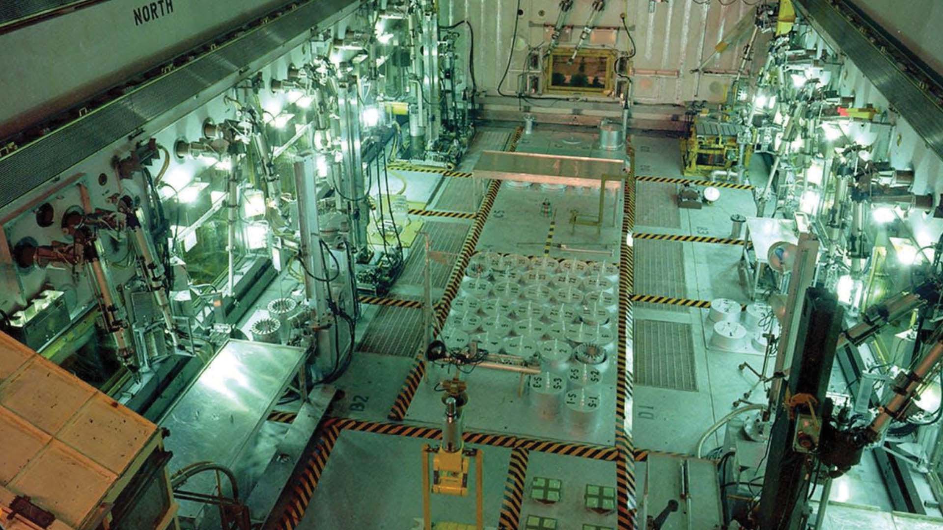 Inside Idaho National Laboratory's Materials and Fuels complex where nuclear energy power systems are tested; Photo Credit: Idaho National Laboratory