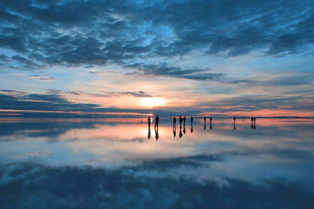 Salar de Uyuni Salt Flat Sunset