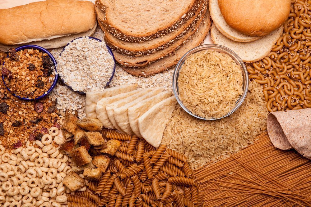 assortment of whole grains