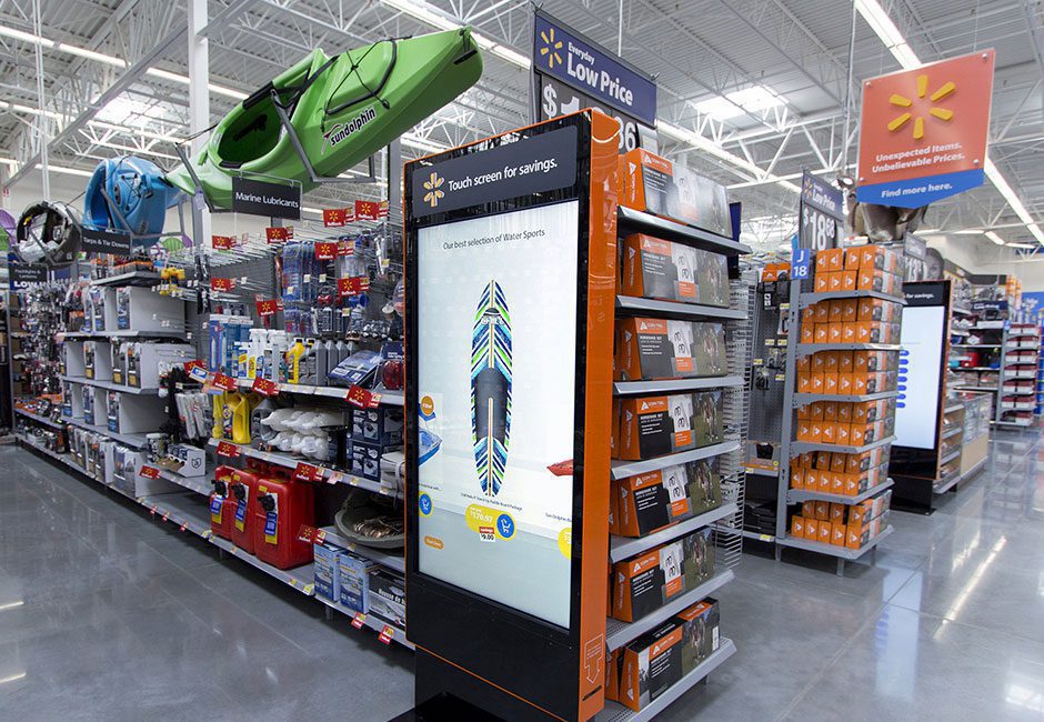 Endless aisle kiosk in Walmart an innovation in shopping