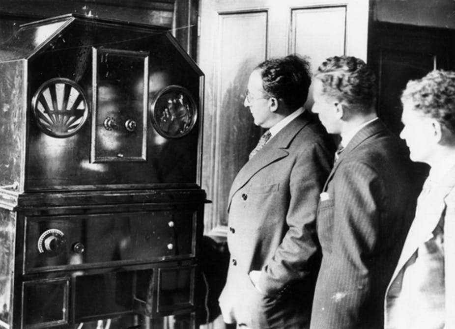 The first BBC television transmissions, September 1929. invention turning 100 in 2022