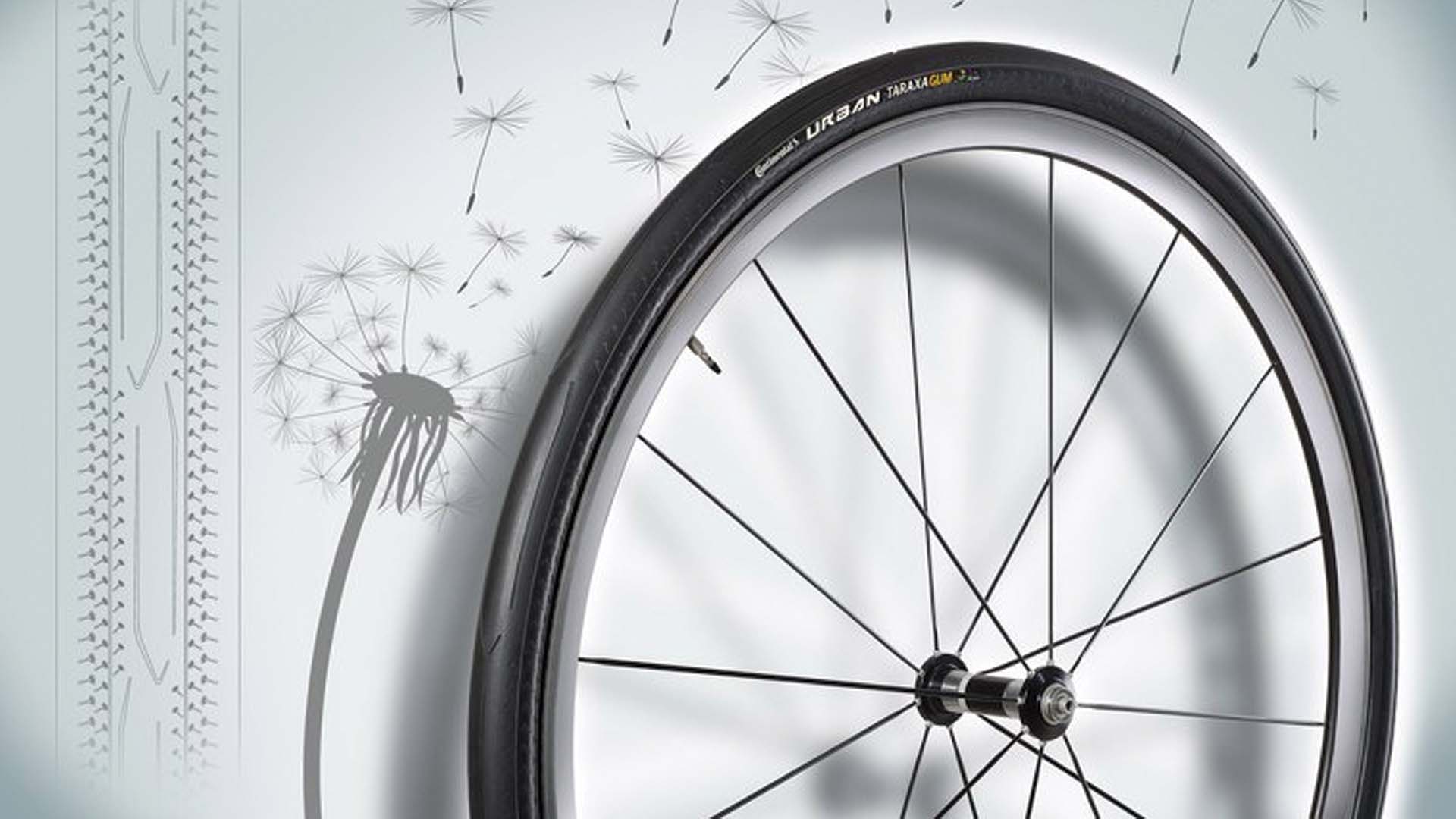 Continental Tire's Taraxagum bike tire made out of dandelions