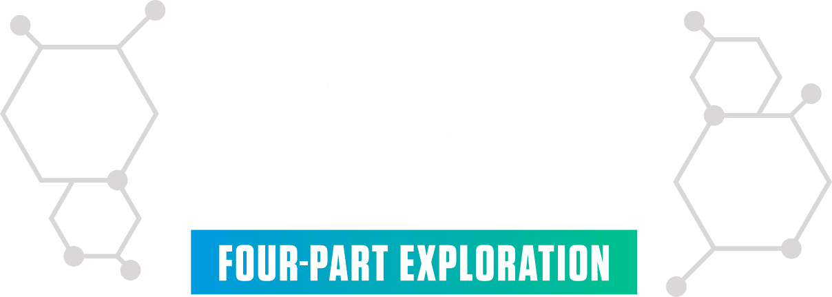 TWT Nuclear Energy Four Part Exploration Logo