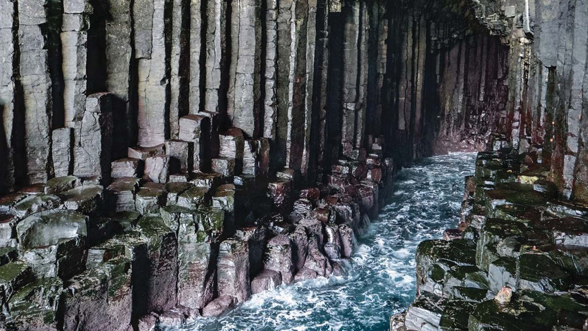 Fingals Cave Scotland Rocks