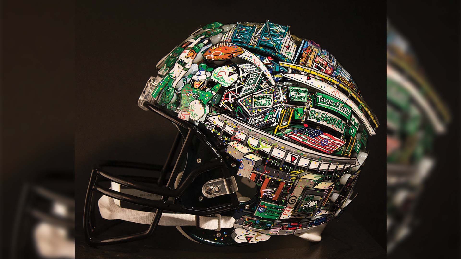 Eagles Helmet Design Charles Fazzino Art