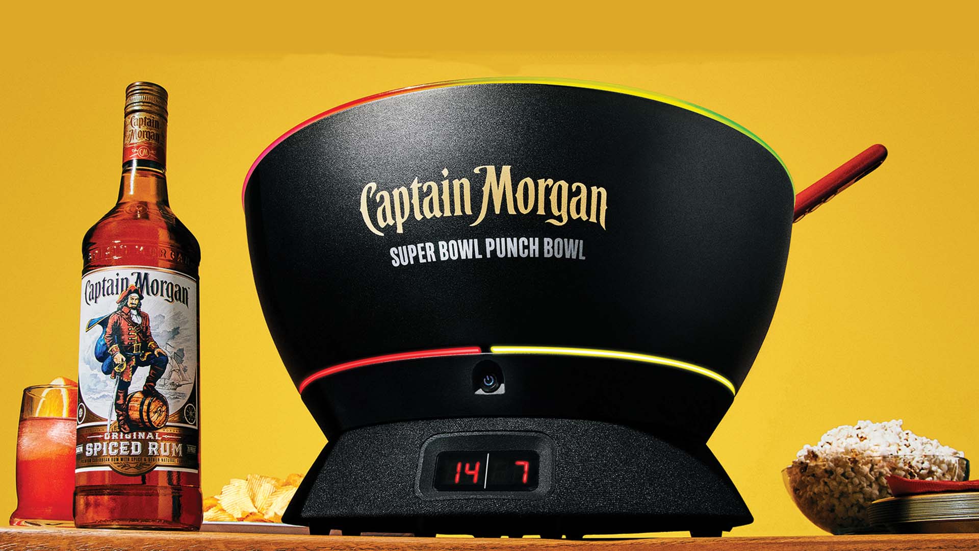captain morgan punch bowl product for super bowl party