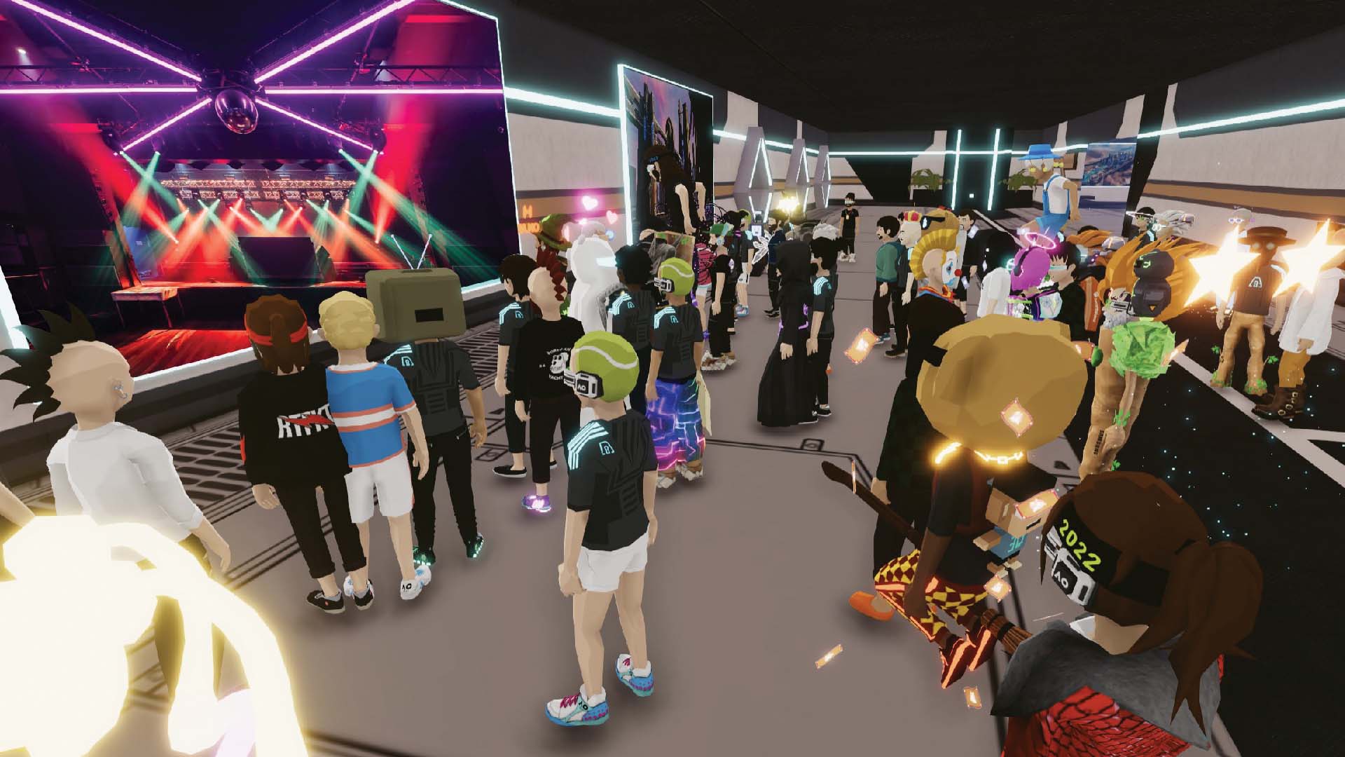 fashion week show in the metaverse