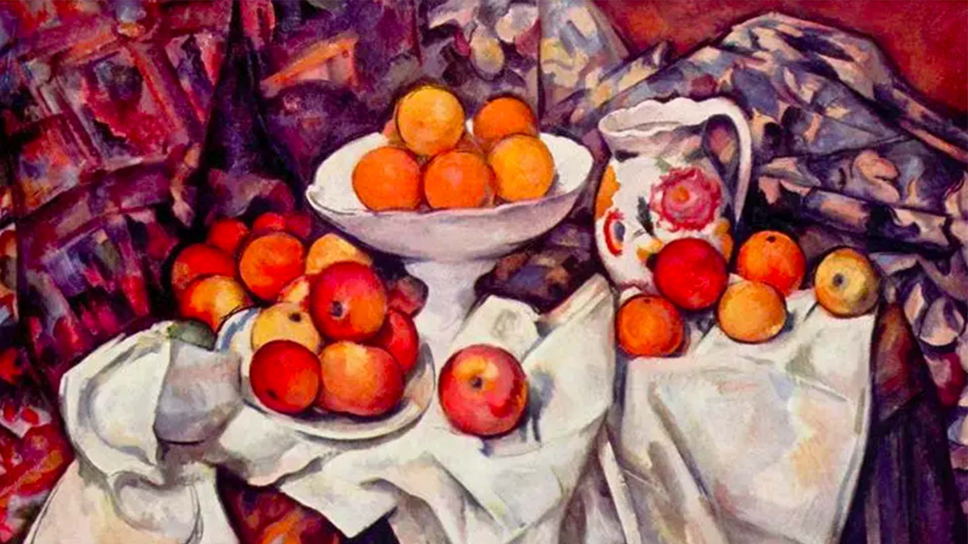 Apples and Oranges, Paul Cézanne Famous Food Paintings