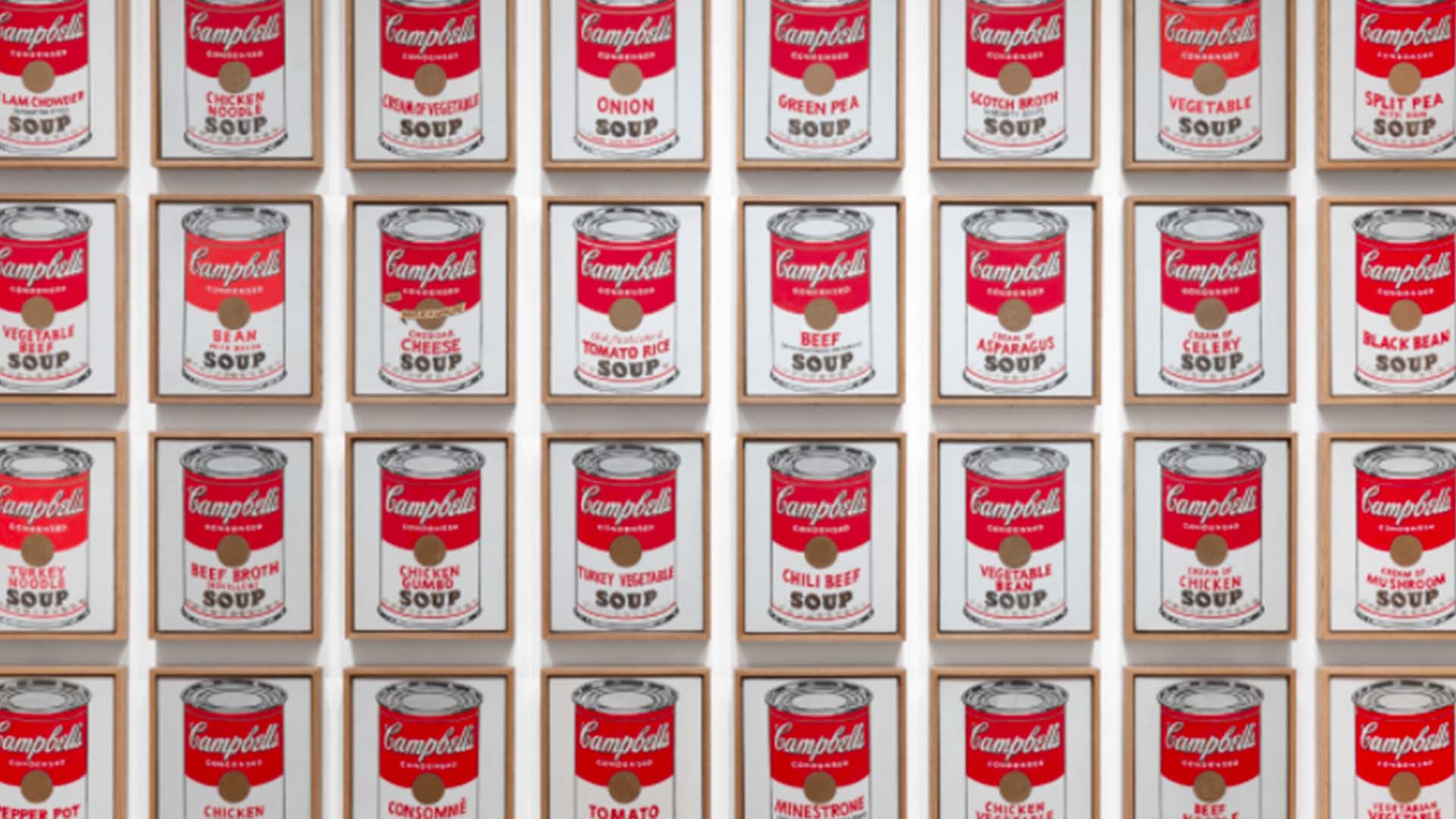 Campbell’s Soup Cans, Andy Warhol Pop Art