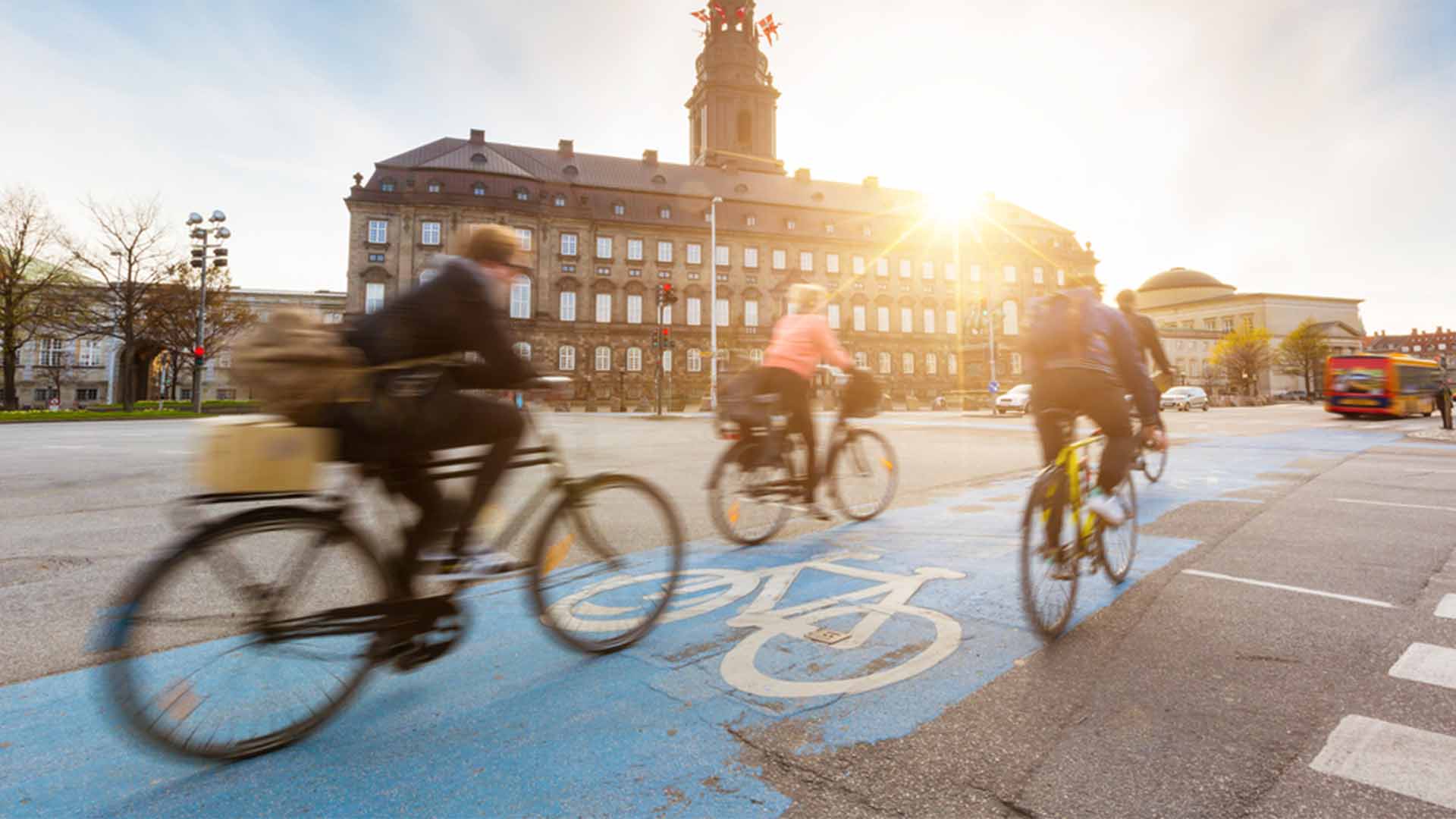 Copenhagen Denmark Biking Public Transportation