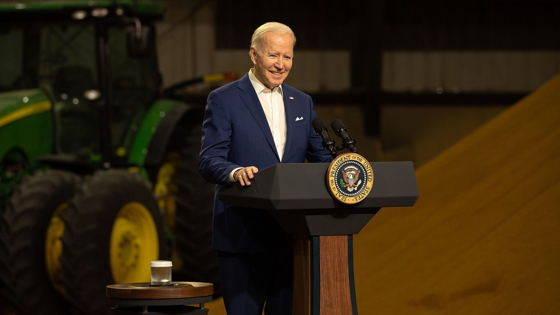 President Biden at POET's Menlo, IA ethanol plant