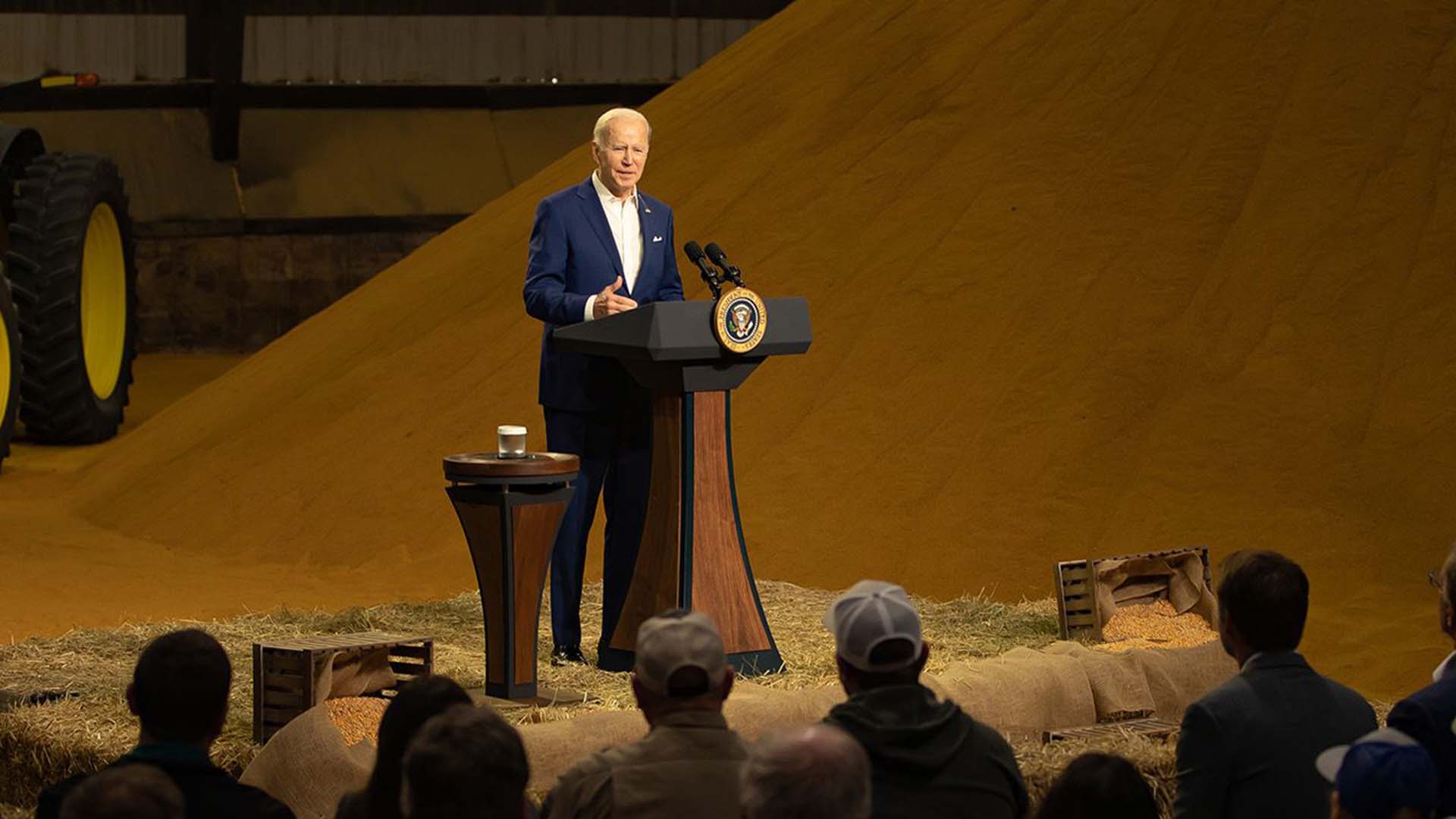 President Biden at POET's Menlo, IA ethanol plant
