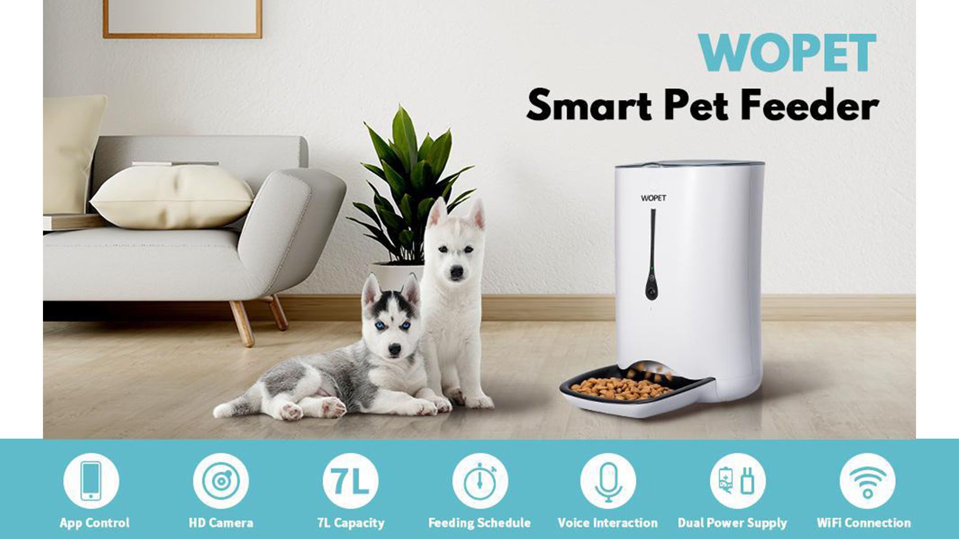 innovative products WoPet’s Wi-Fi-Enabled Smart Feeder