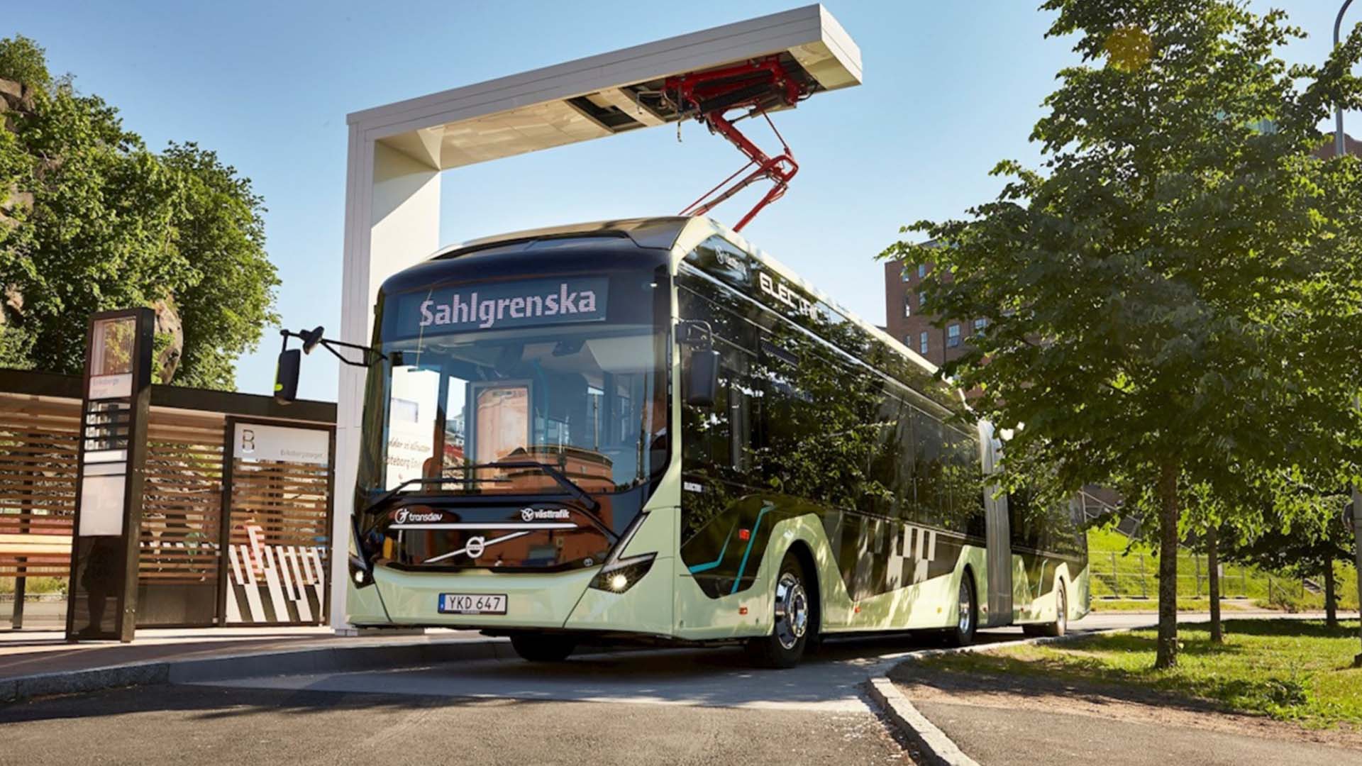 Electric bus in Sweden; Photo Credit: ElectriCity