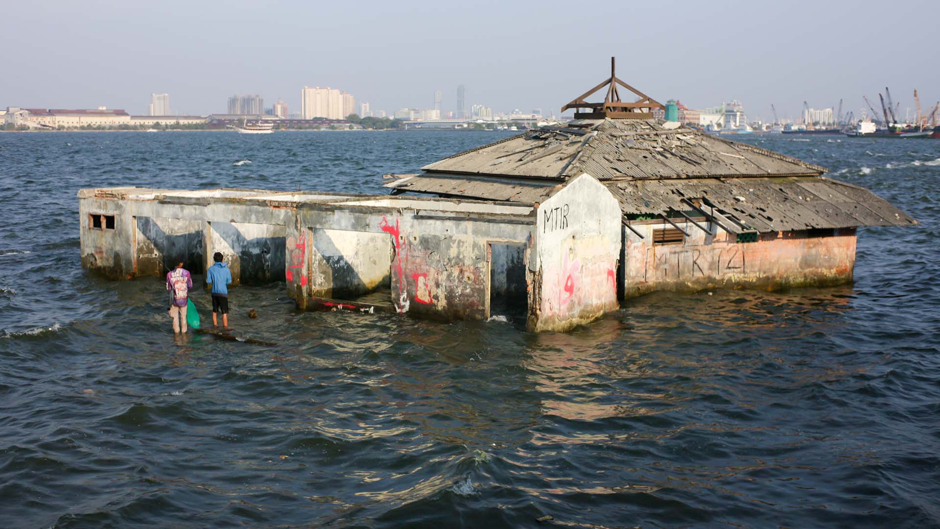 Giant Sea Wall, Jakarta, Indonesia