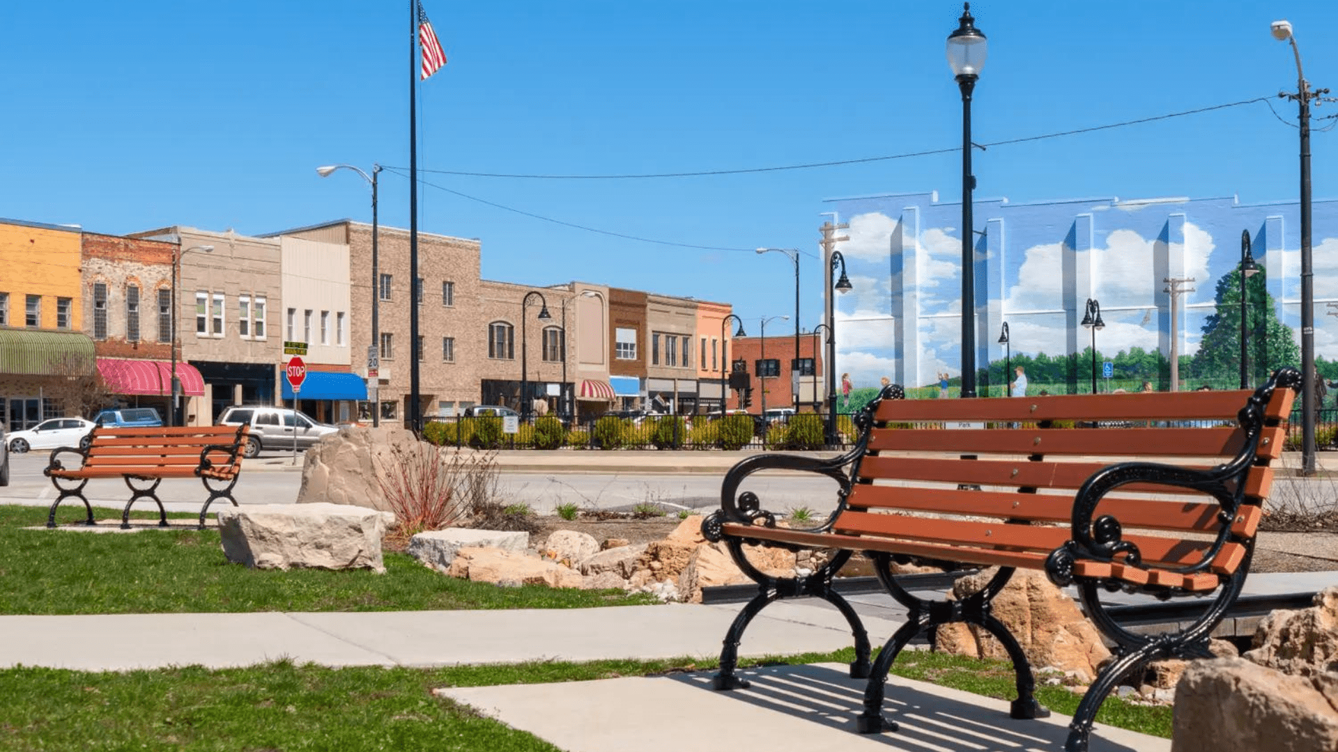 downtown of Mattoon, Illinois