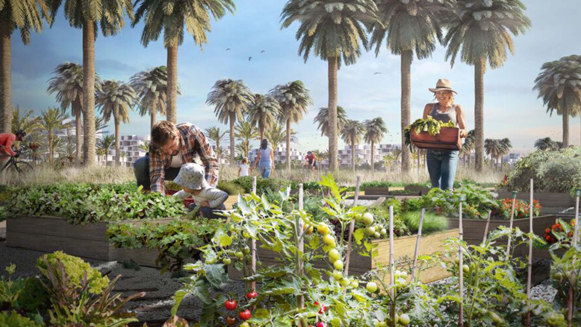 Nexgen net-zero city sustainable urban farming
