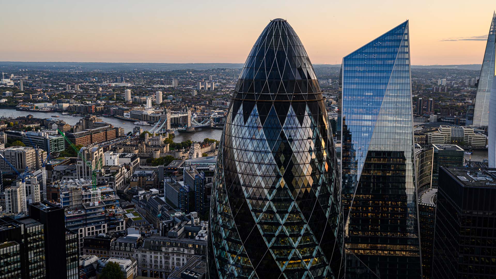 The Gherkin St. Mary Axe Building London