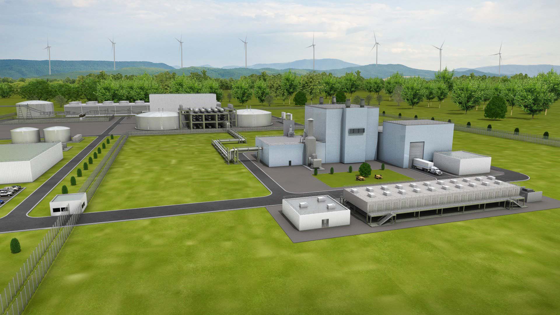 An artist’s rendering of Natrium; Photo Credit: TerraPower