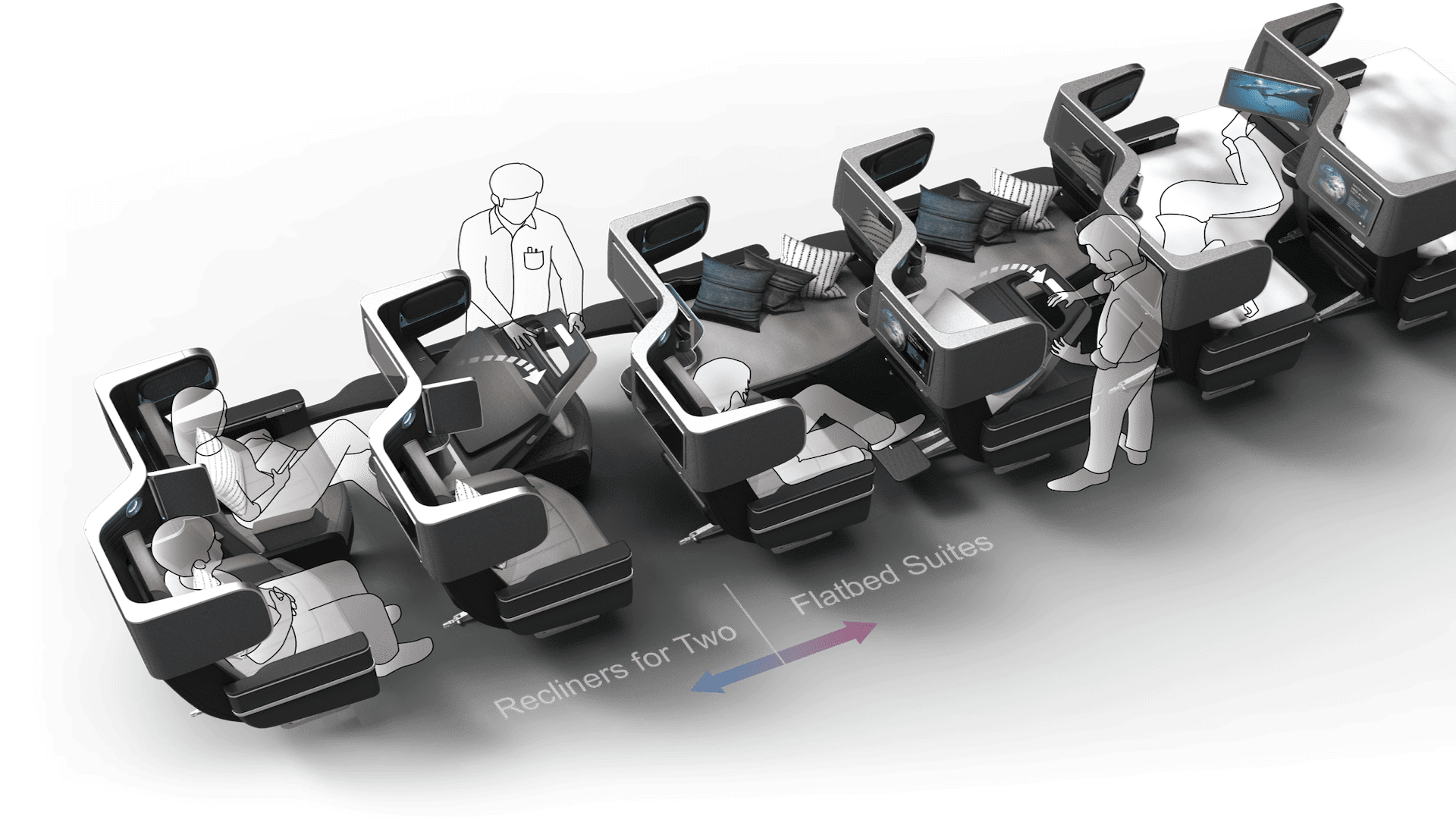 Butterfly Adjustable Seat Illustrated