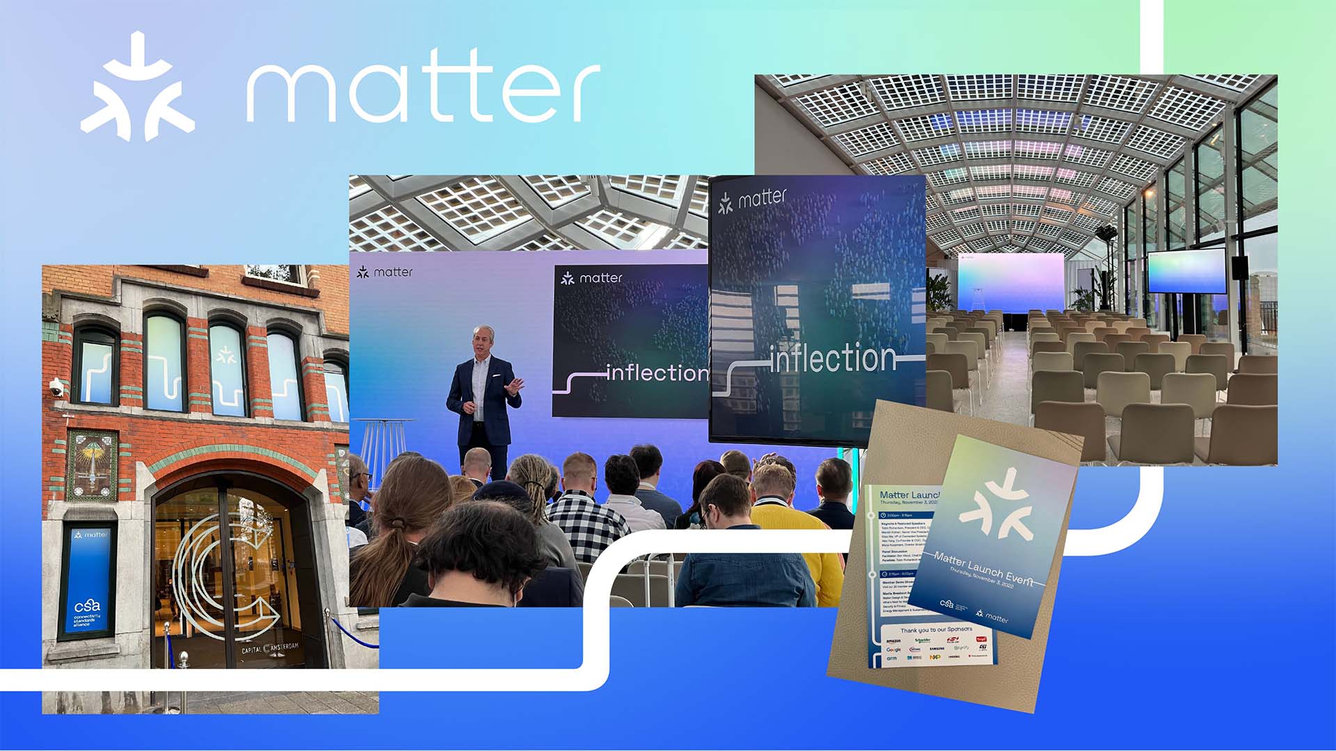 Matter Launch Event collage of images