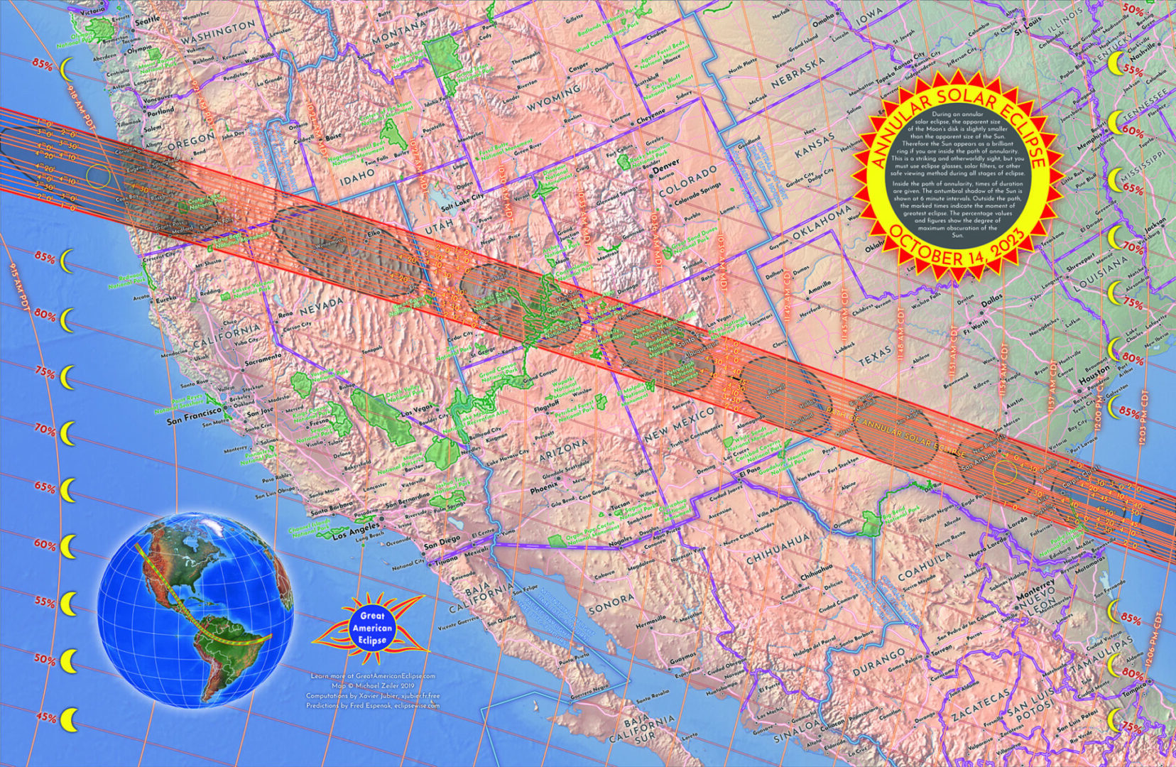 The path of annularity in the United States