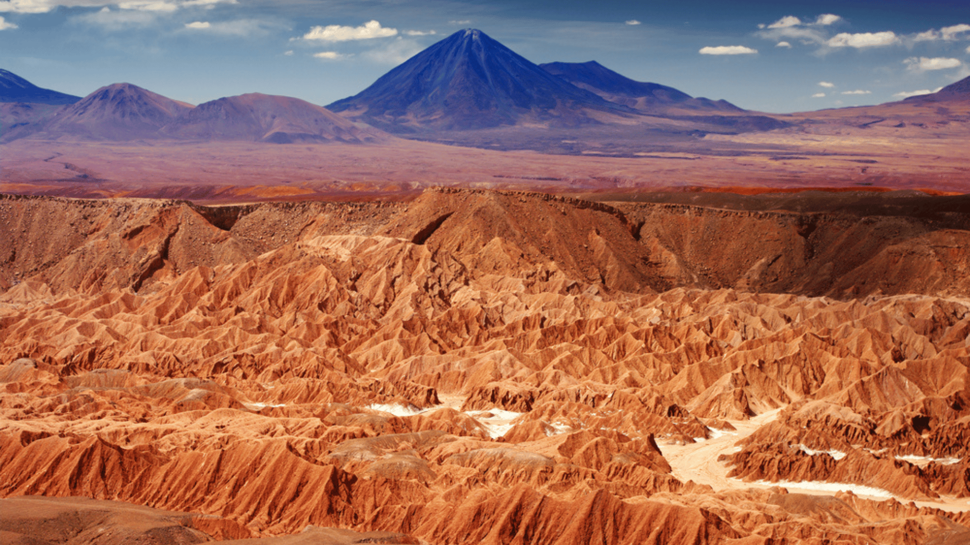 Atacama desert, Andes, Chile Resembles Mars Landscape