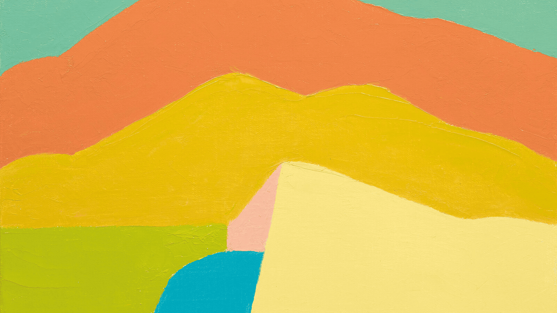 Etel Adnan, Ohne Titel, 2015. Oil on linen, 38 x 46 cm. © Etel Adnan-Courtesy Galerie Lelong, Paris. Etel Adnan, Ohne Titel, 2015. Oil on linen, 38 x 46 cm. © Etel Adnan-Courtesy Galerie Lelong, Paris.