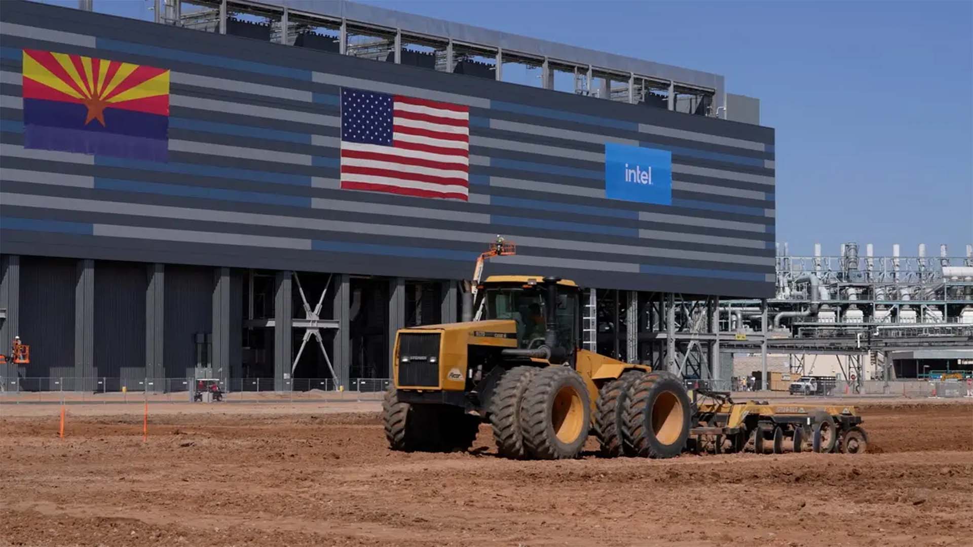 Intel's new semiconductor facility started construction