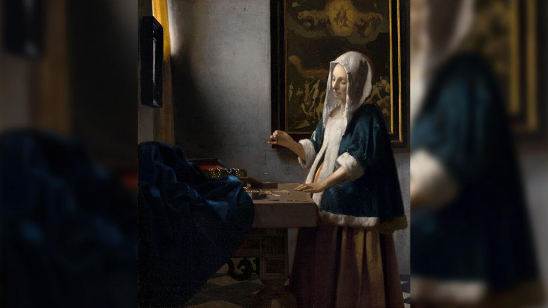 Johannes Vermeer, Woman Holding a Balance Art Exhibitions 2023 Johannes Vermeer, Woman Holding a Balance Art Exhibitions 2023
