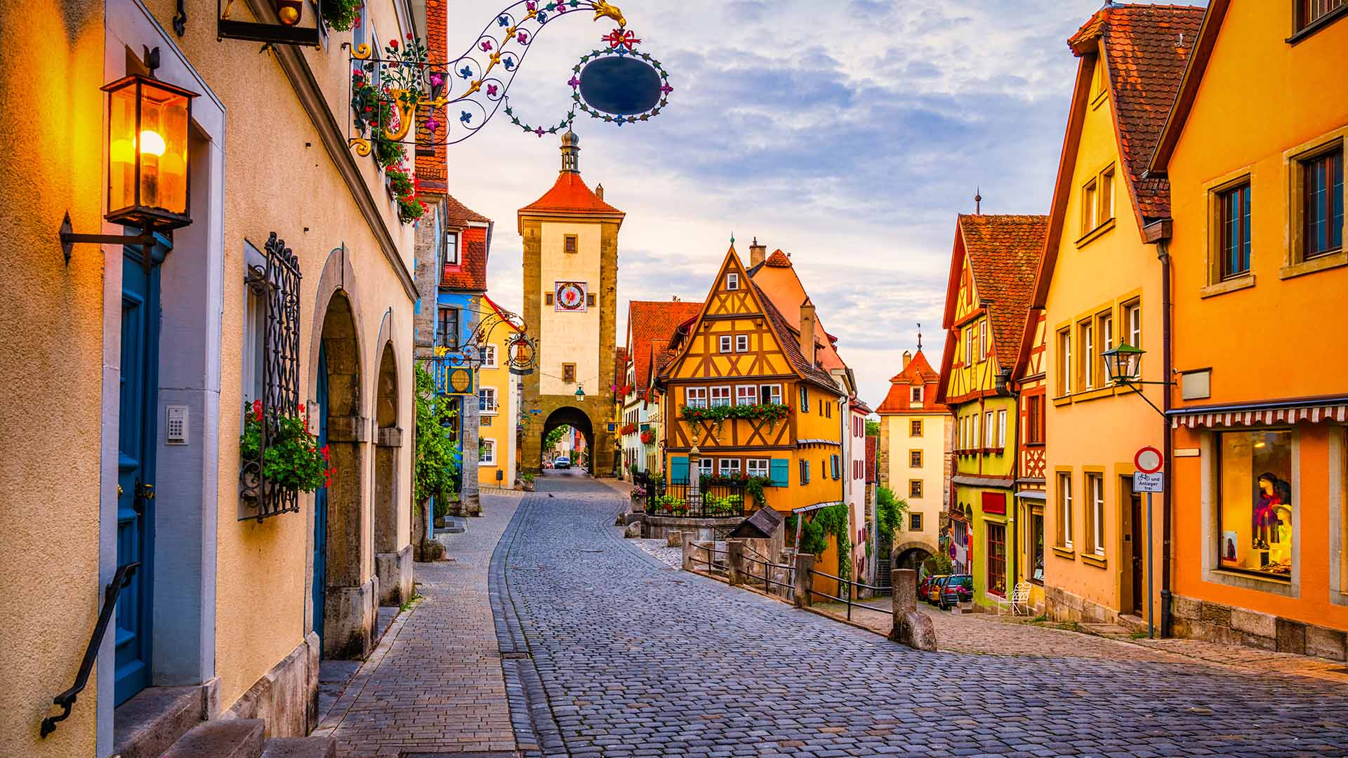 Morning View Rothenburg ob der Tauber, Germany Beautiful Towns Around the World