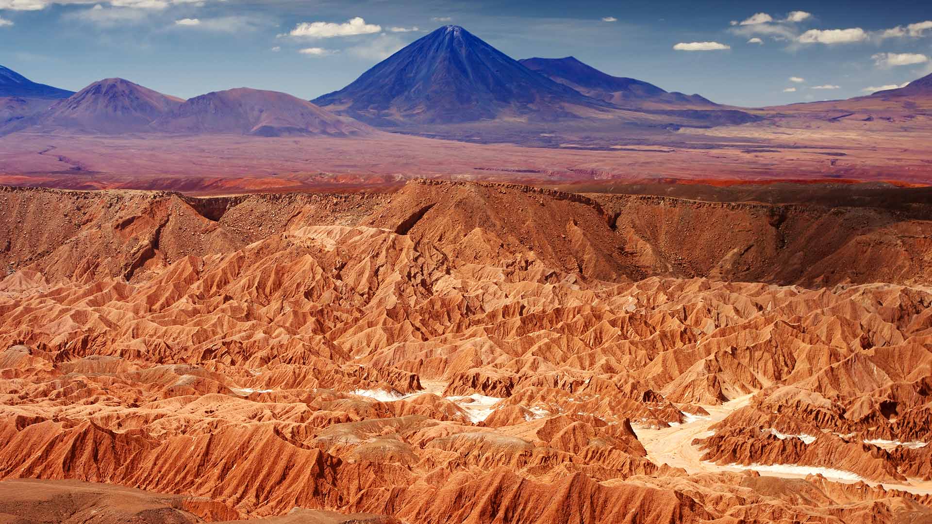 Chile Salt Lakes Mars Research Landscape