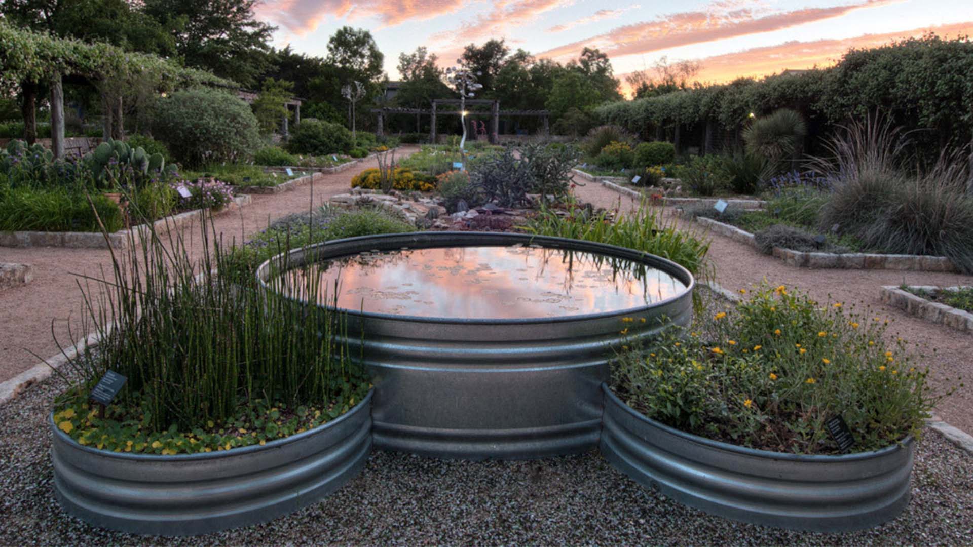 Gardens at Ladybird Johnson Wildflower Center Austin Texas Sustainability