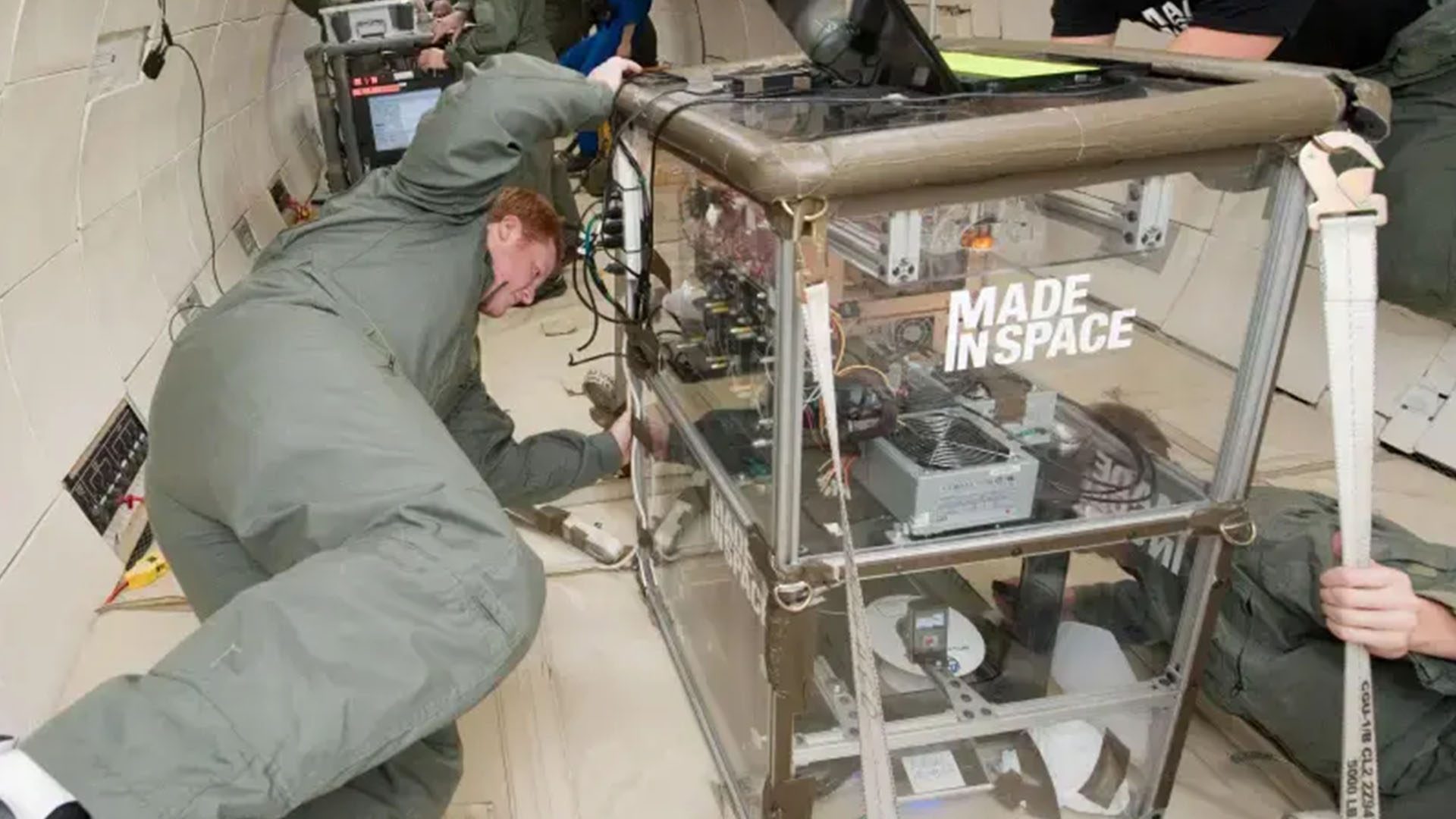 The Zero-G 3D Printer undergoing microgravity tests