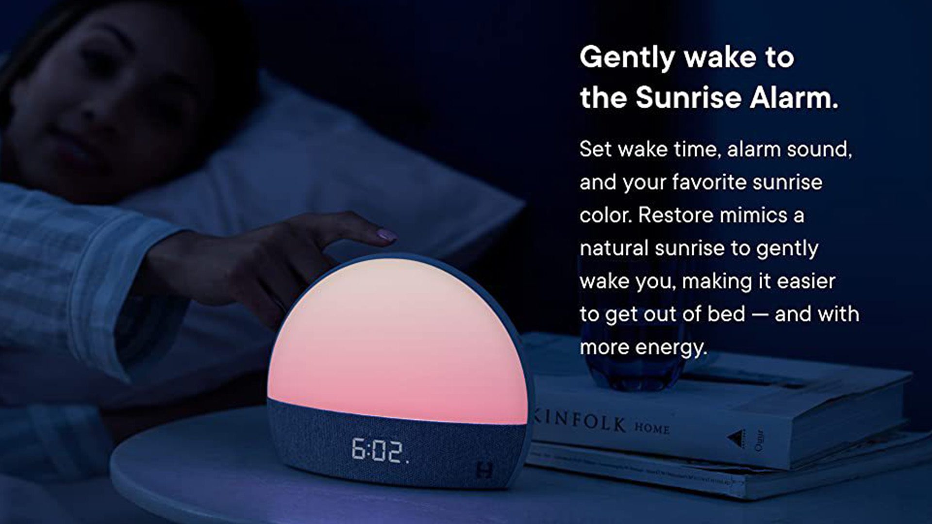 Hatch Restore smart light lamp to help with daylight saving time