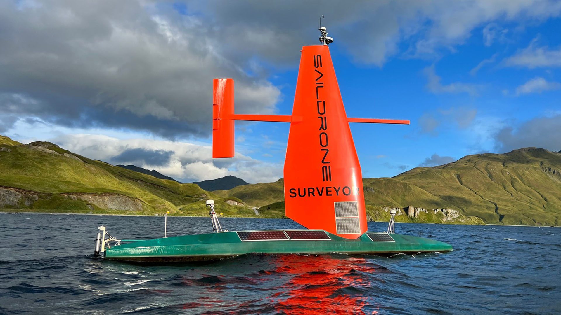 Saildrone Surveyor; Photo Credit: Saildrone