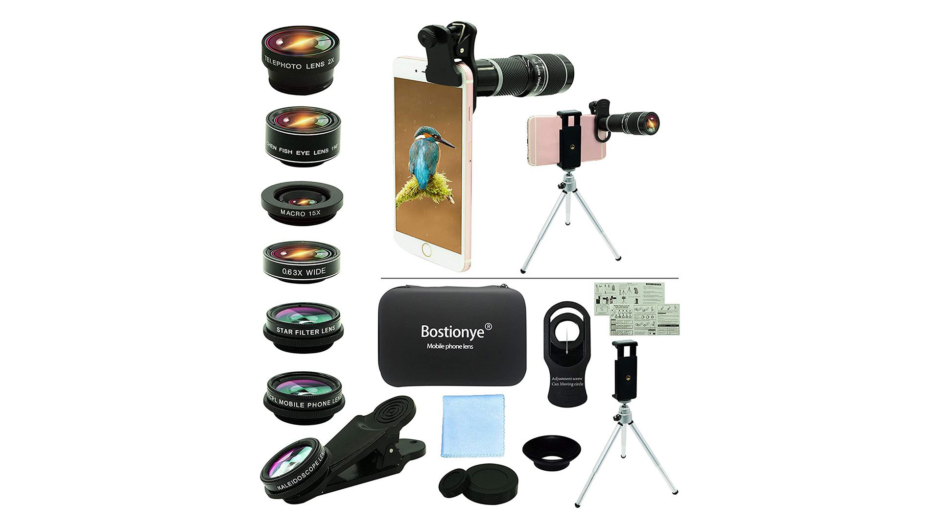 Cell Phone Camera Lens Kit Hiking