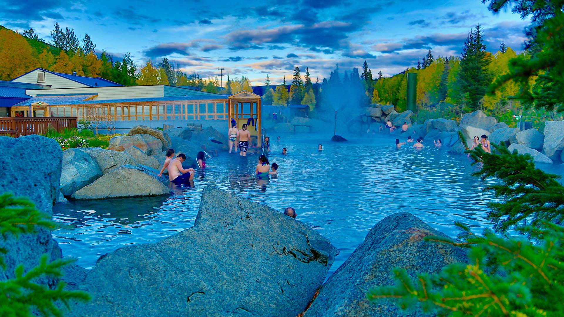 Blue Water Chena Hot Springs Fairbanks Alaska Anchorage Blue Water Chena Hot Springs Fairbanks Alaska Anchorage